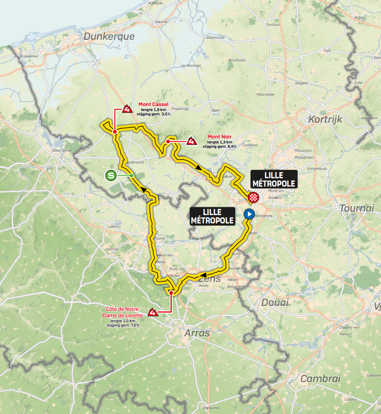 Routekaart voor Etappe 1