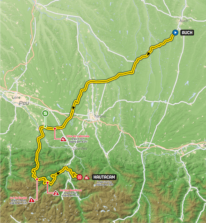 Routekaart voor Etappe 12