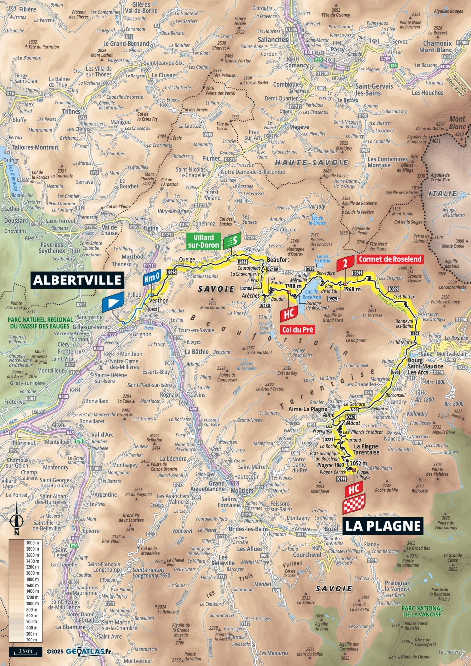 Routekaart voor Etappe 19