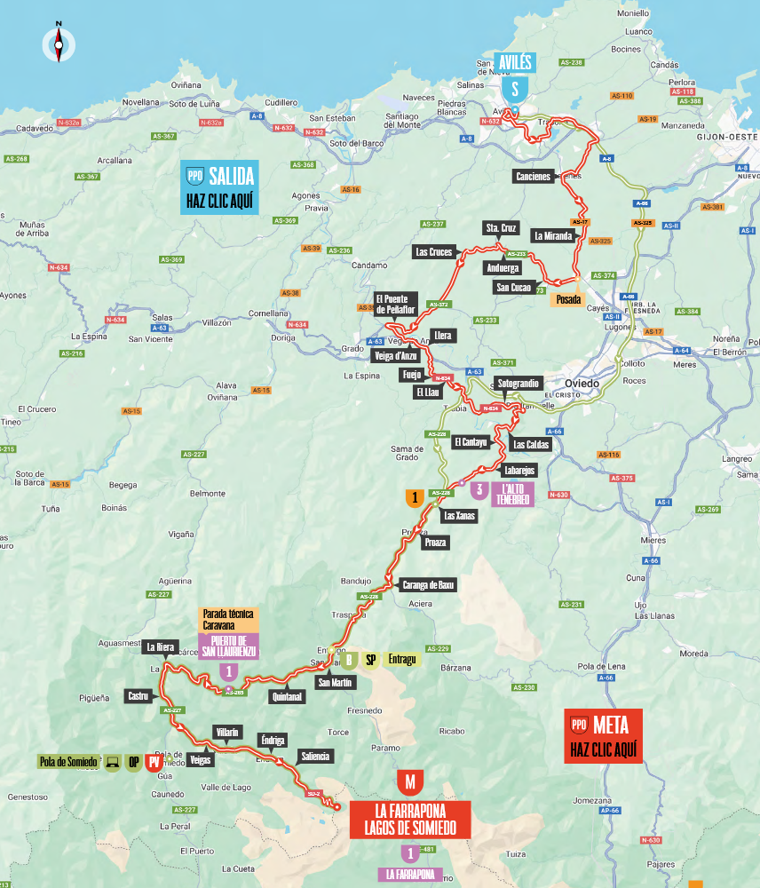 Routekaart voor Etappe 14