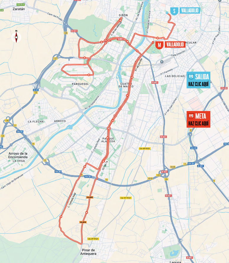 Routekaart voor Etappe 18