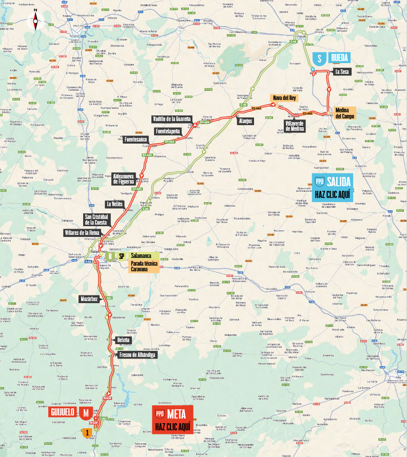 Routekaart voor Etappe 19