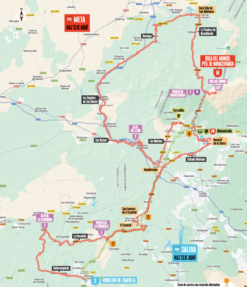 Routekaart voor Etappe 20