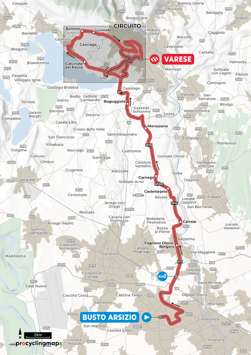 Routekaart voor Etappe