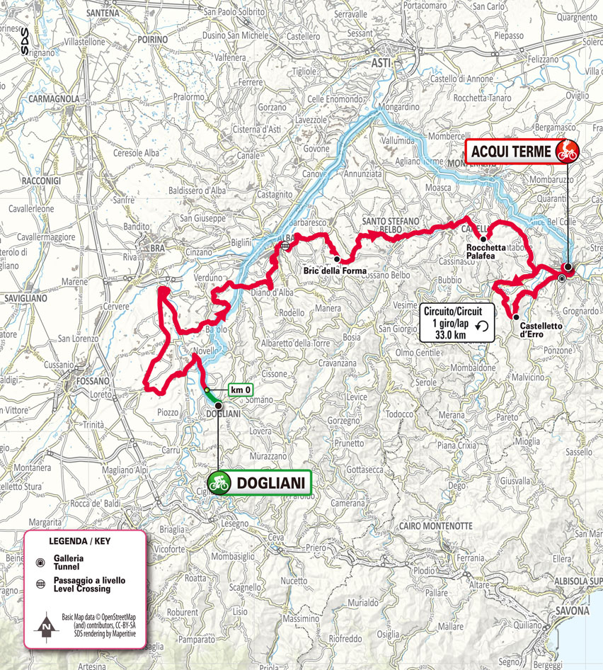 Routekaart voor Etappe