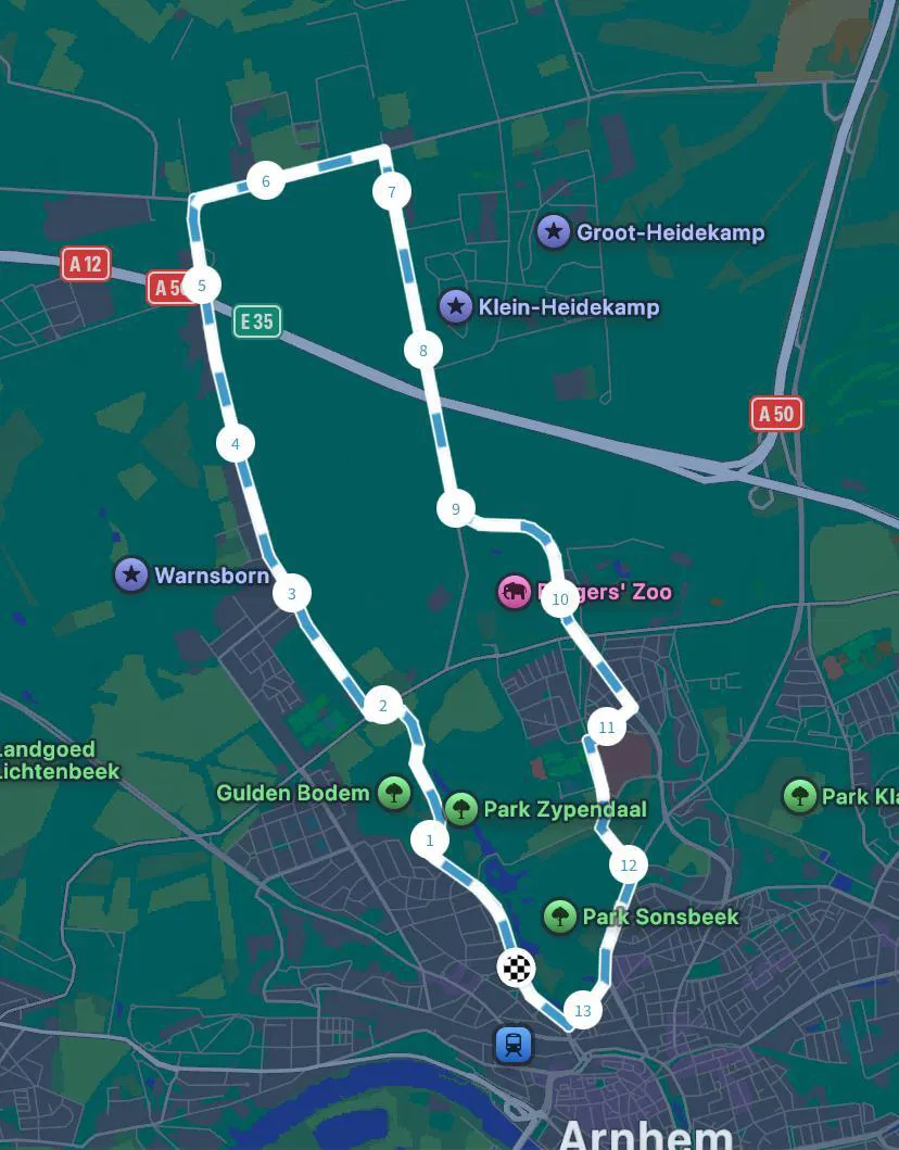 Routekaart voor Etappe 5