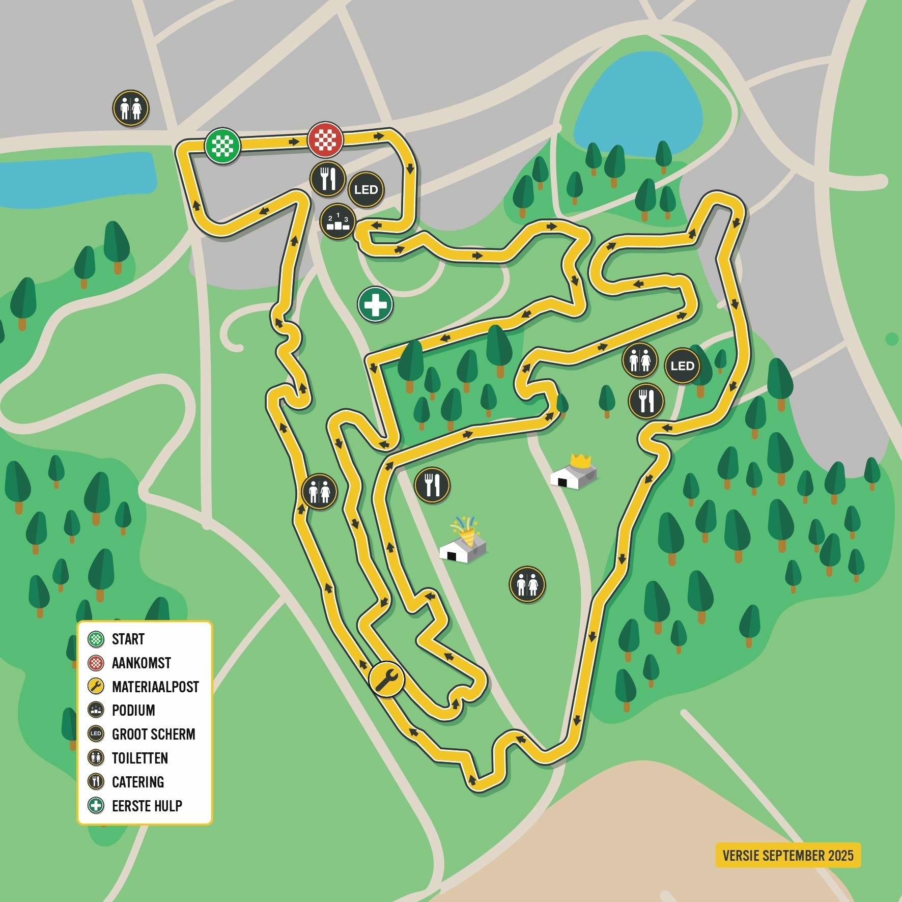 Routekaart voor Etappe 