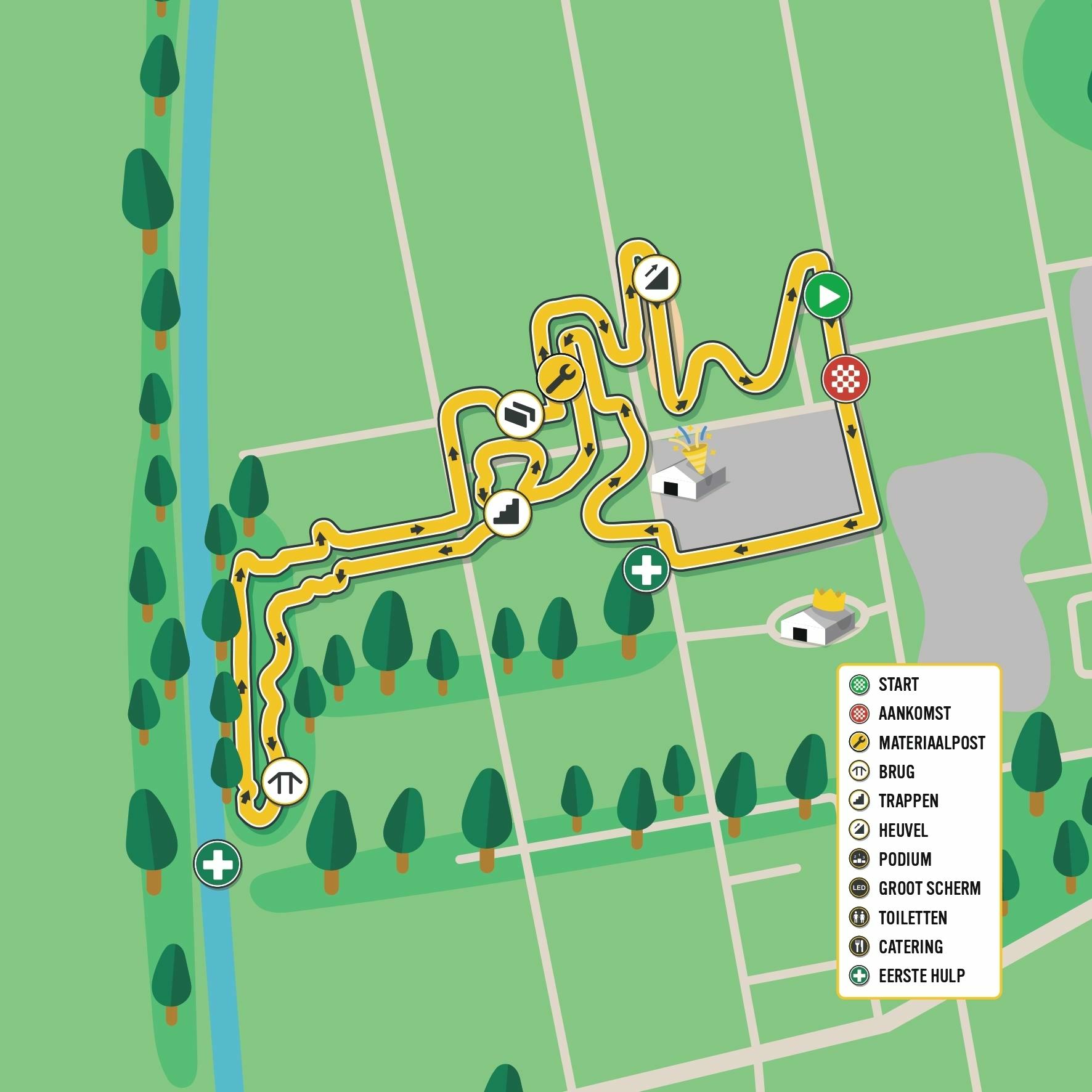 Routekaart voor Etappe 