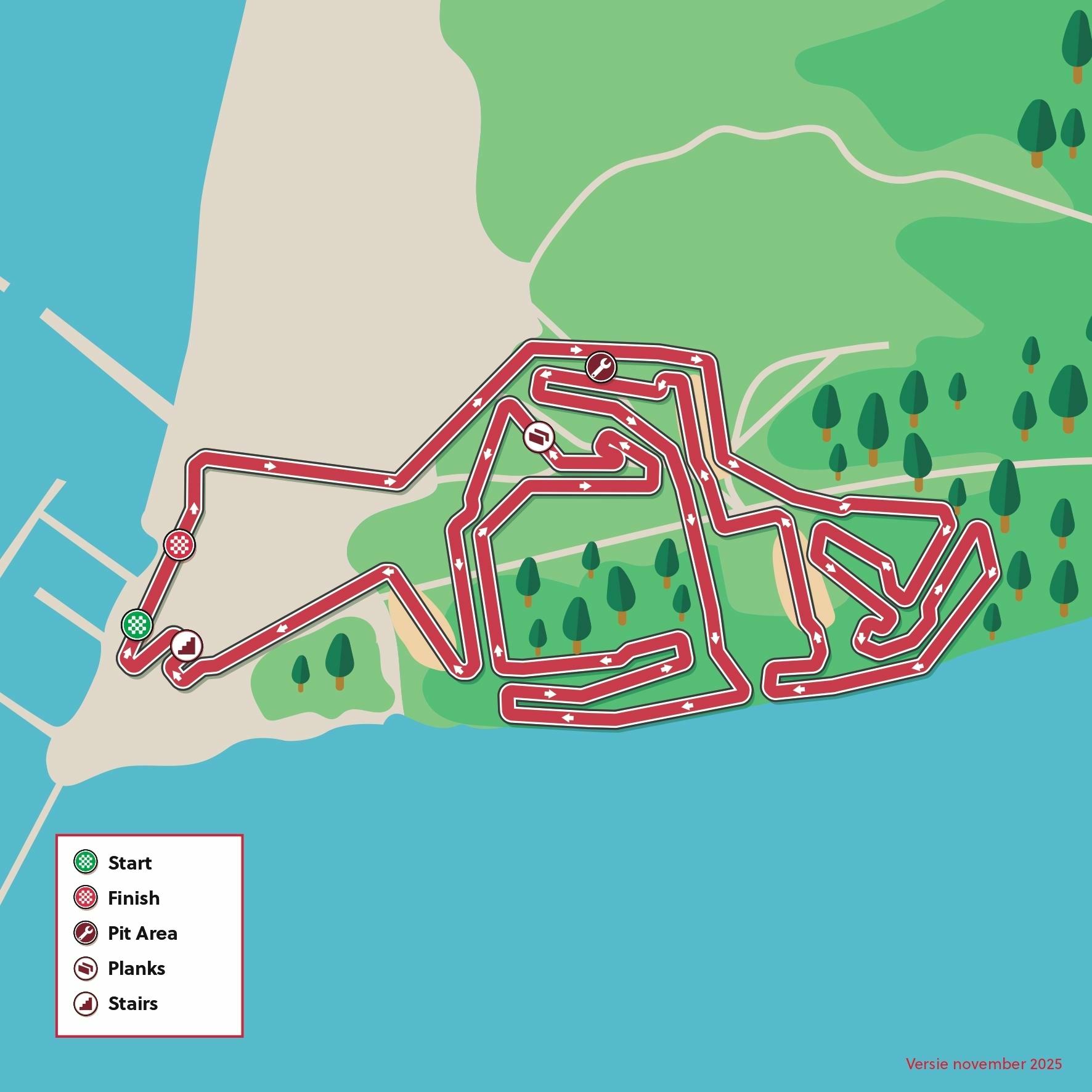 Routekaart voor Etappe 