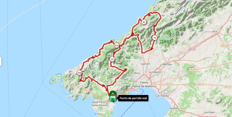 Routekaart voor Etappe 