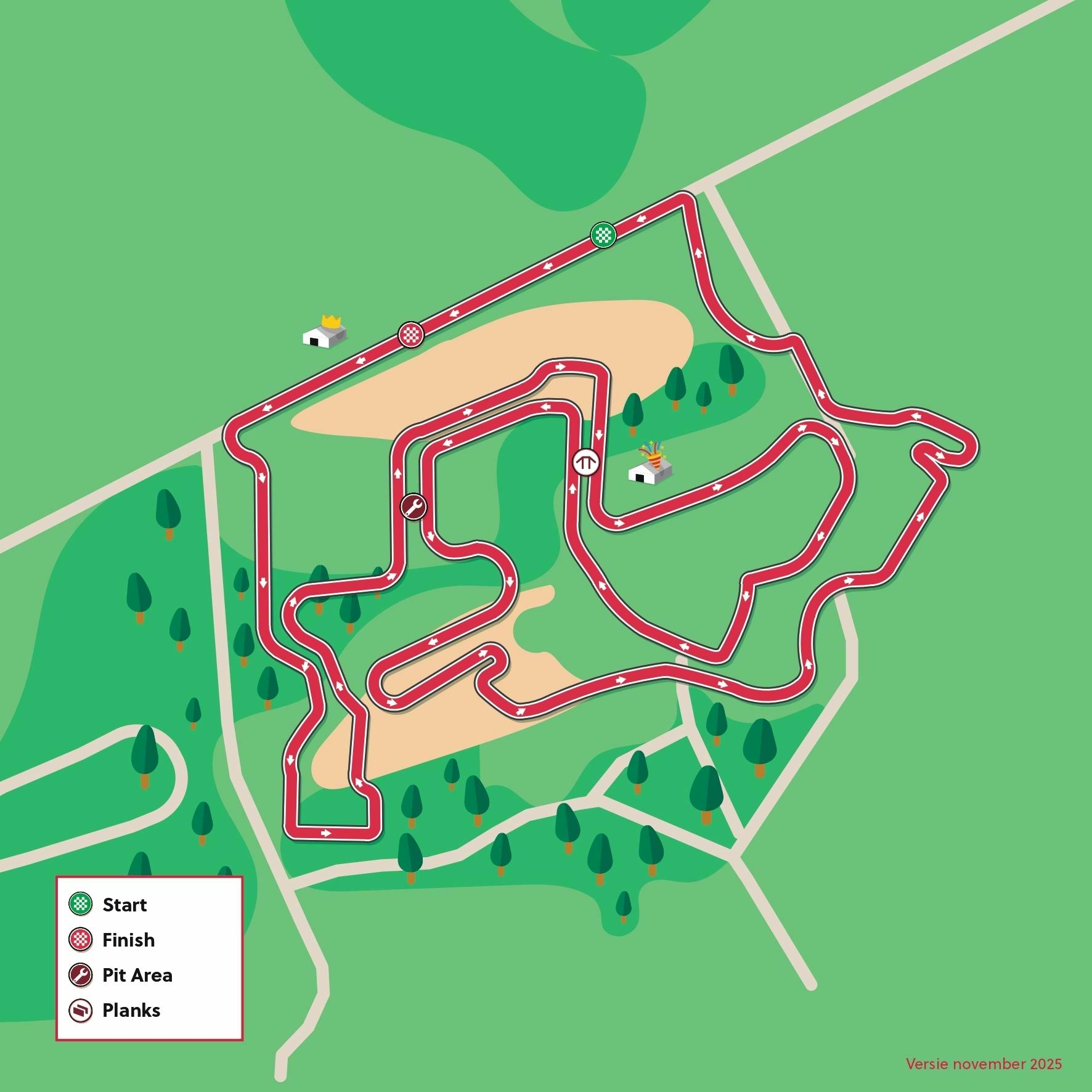 Routekaart voor Etappe 