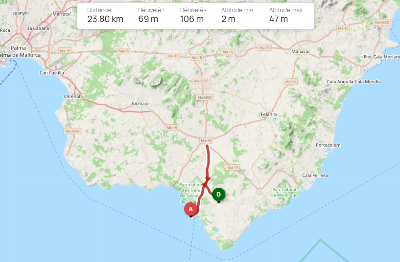 Routekaart voor Etappe 