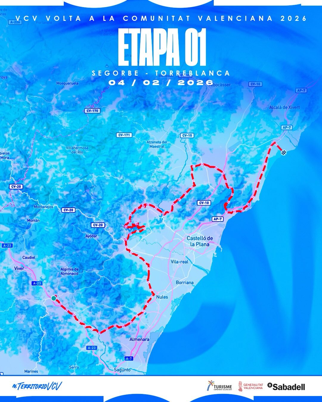 Routekaart voor Etappe 1