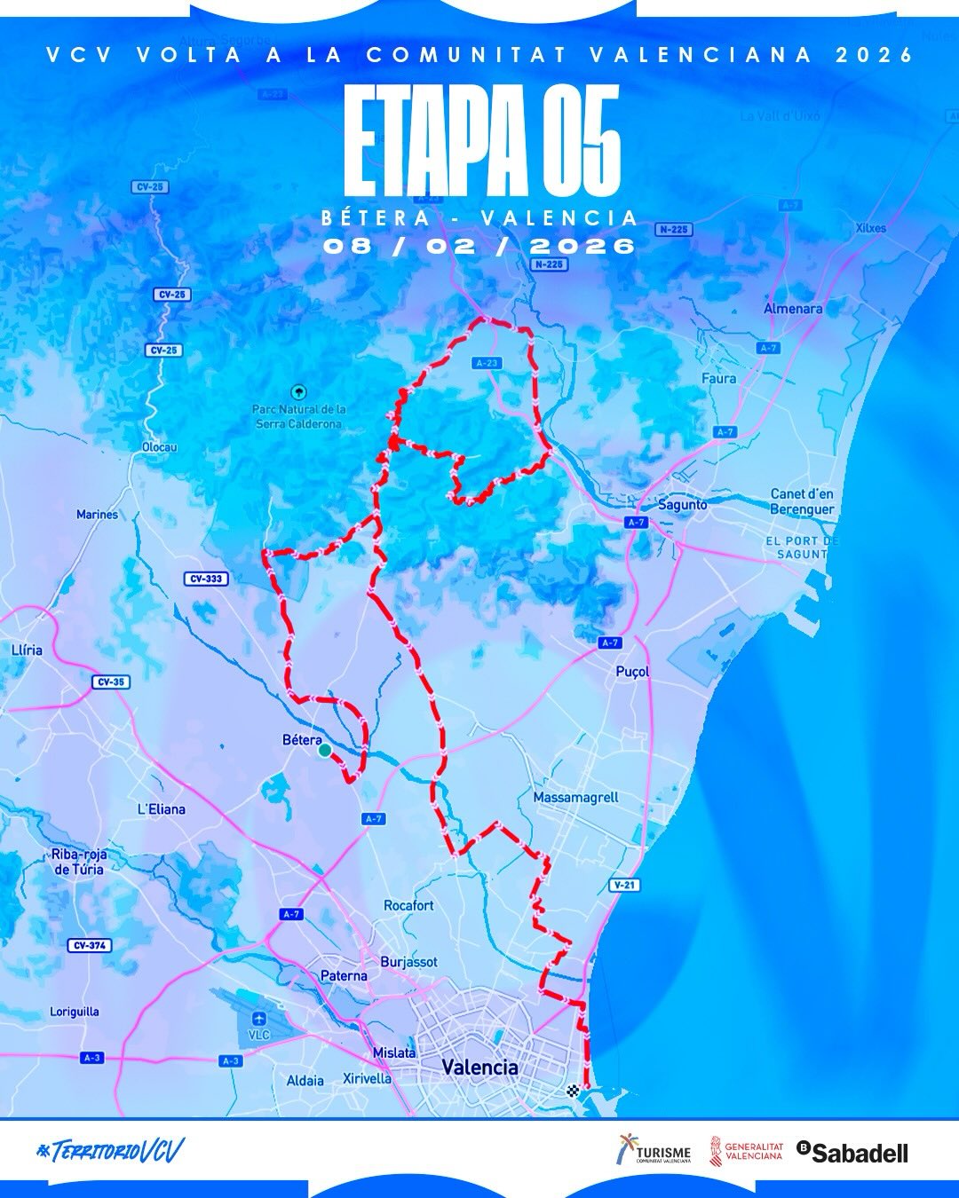 Routekaart voor Etappe 5