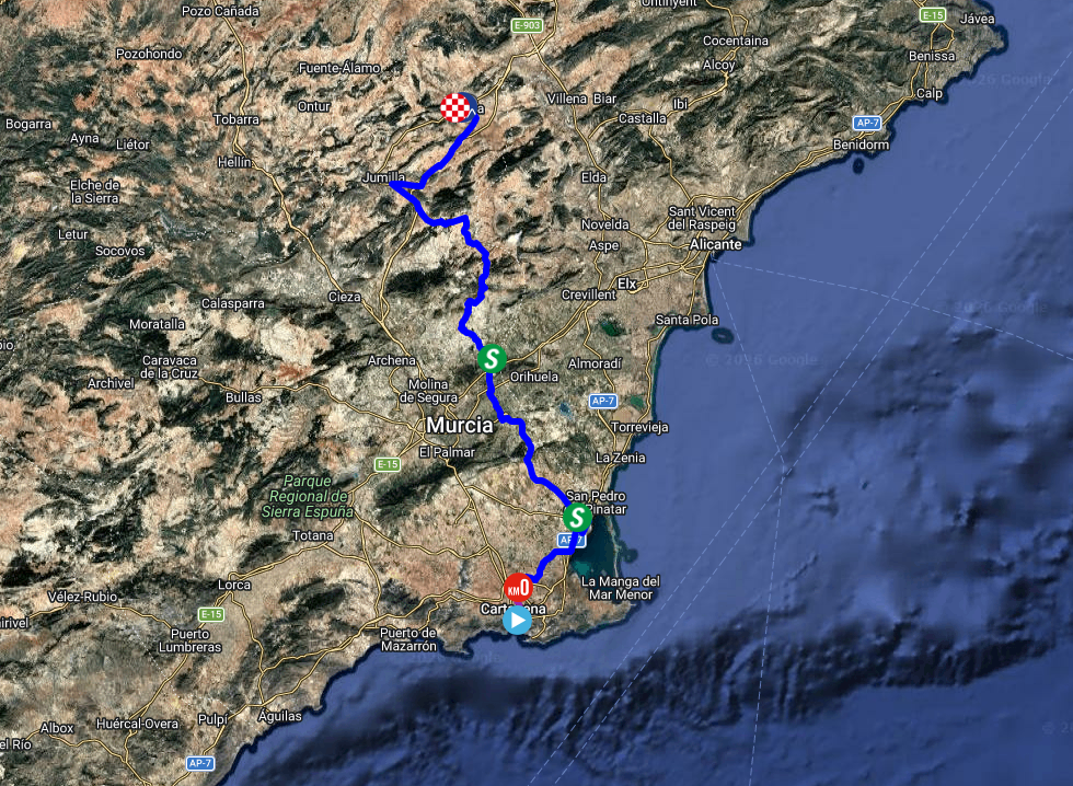 Routekaart voor Etappe 1